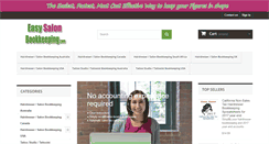 Desktop Screenshot of easysalonbookkeeping.com